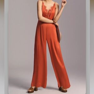 NWT By Anthropologie Silky Jumpsuit